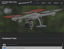 Tablet Screenshot of ironhorsehobby.com